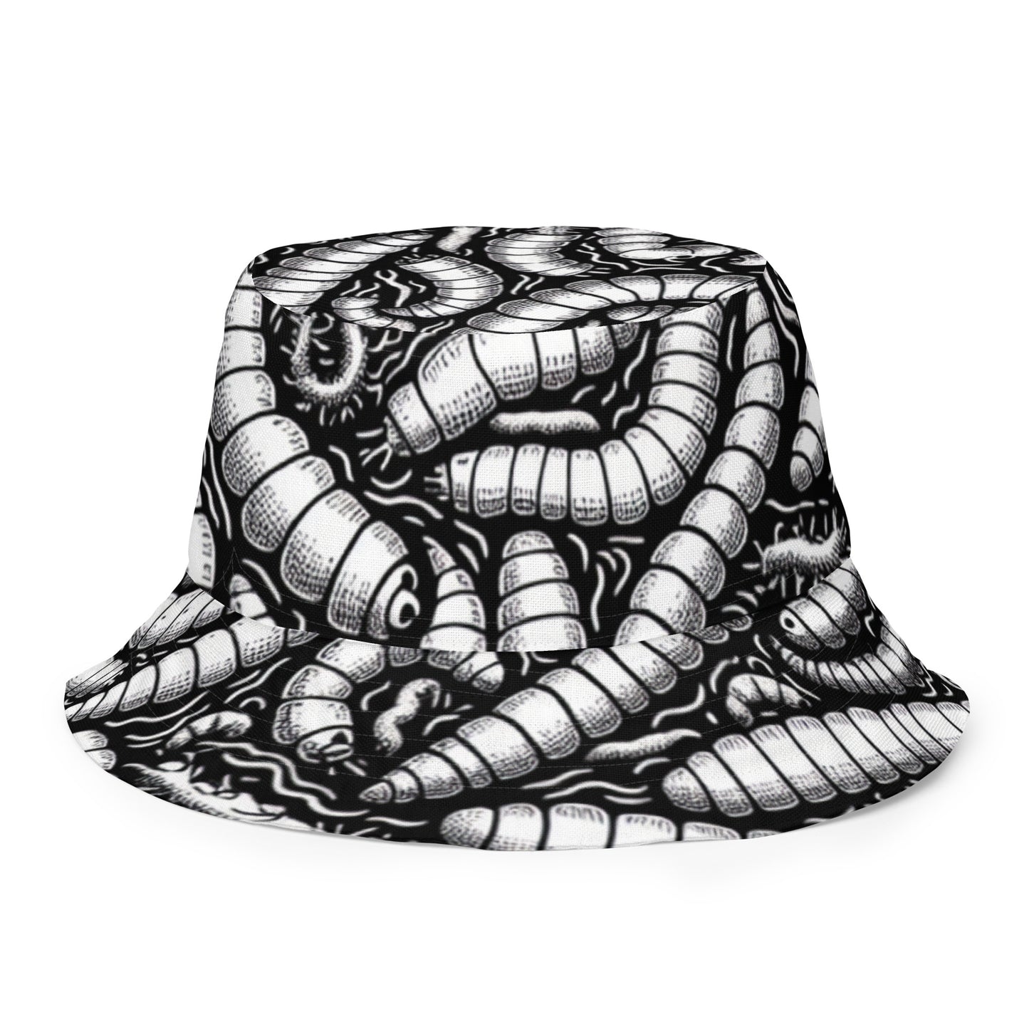 Maggots | Zombie Horror Themed Reversible bucket hat