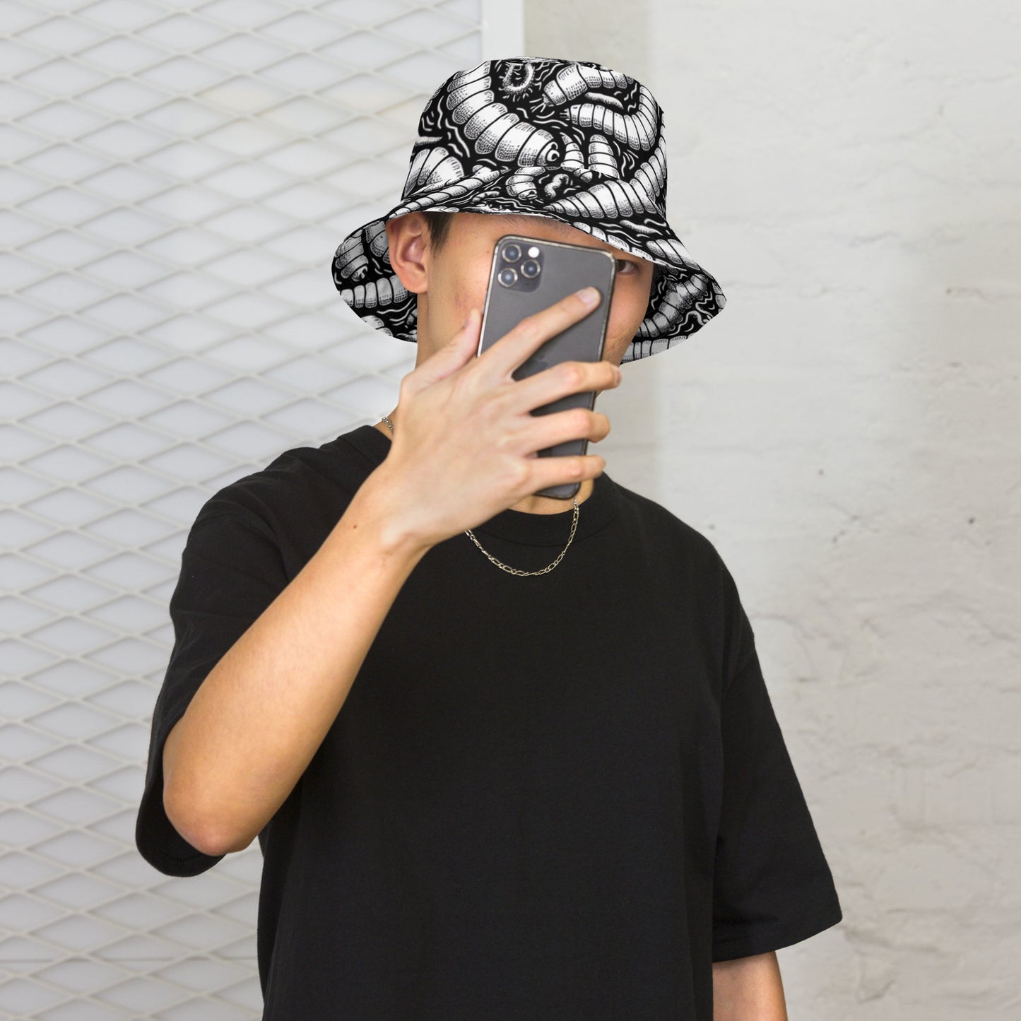 Maggots | Zombie Horror Themed Reversible bucket hat