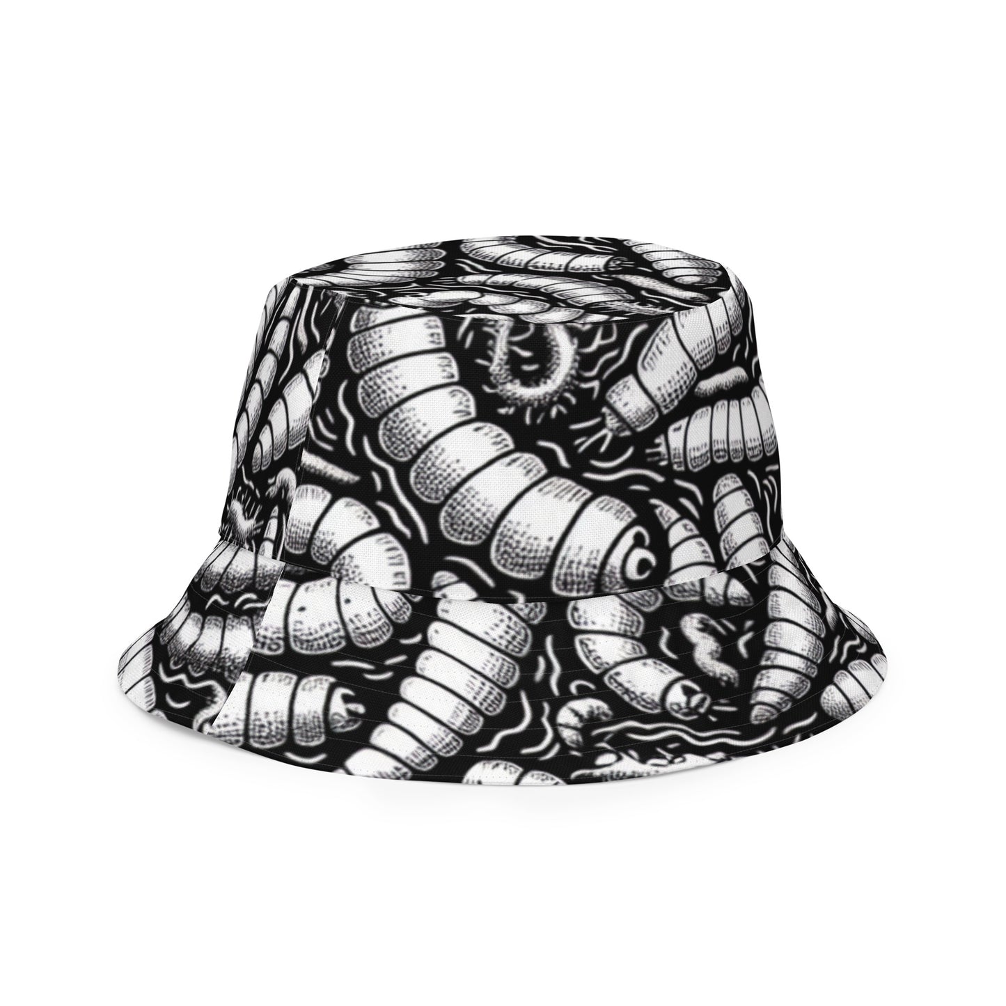 Maggots | Zombie Horror Themed Reversible bucket hat