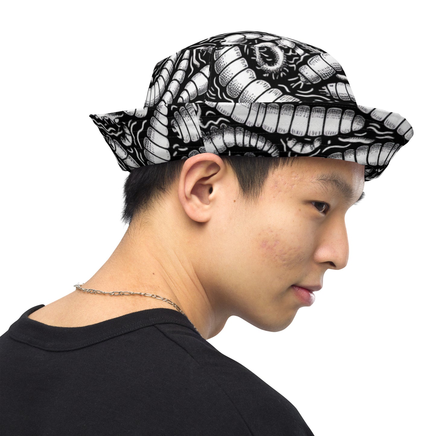 Maggots | Zombie Horror Themed Reversible bucket hat