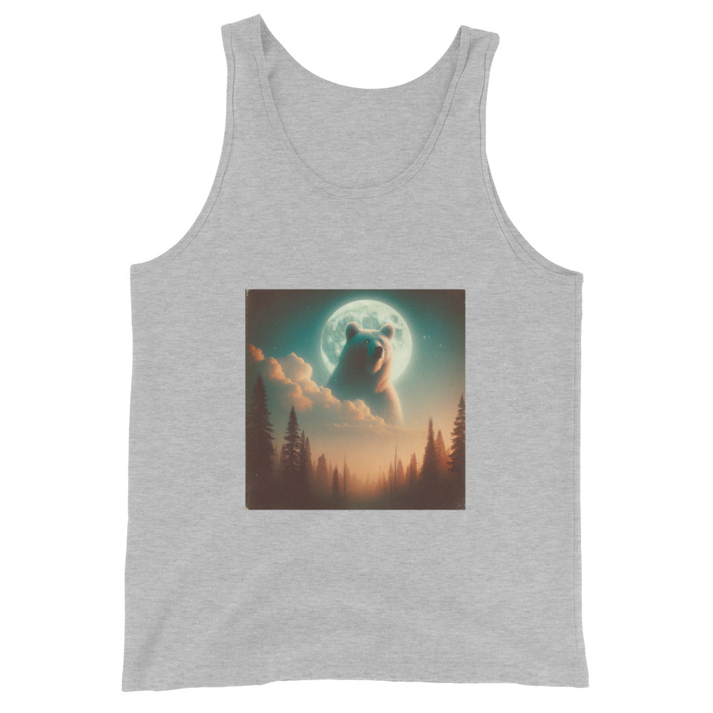 Ghost Bear In The Sky | Unisex Tank Top