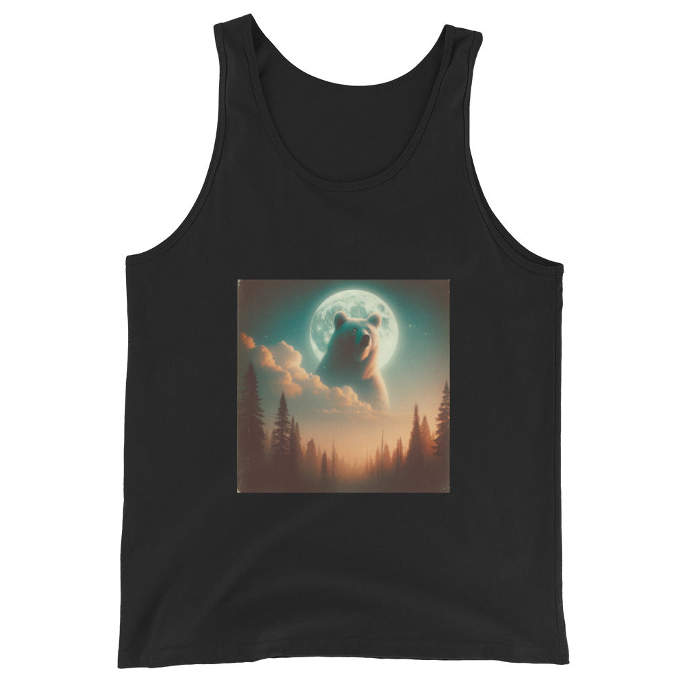 Ghost Bear In The Sky | Unisex Tank Top