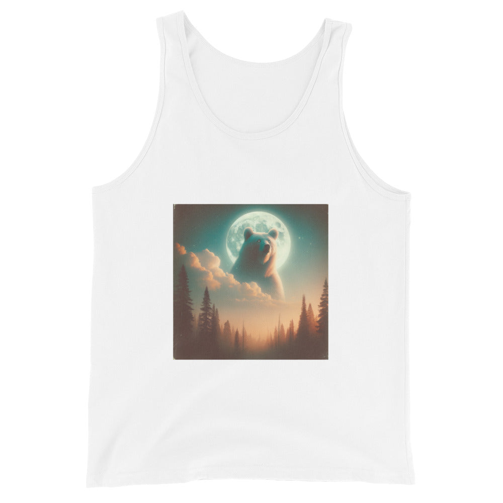 Ghost Bear In The Sky | Unisex Tank Top