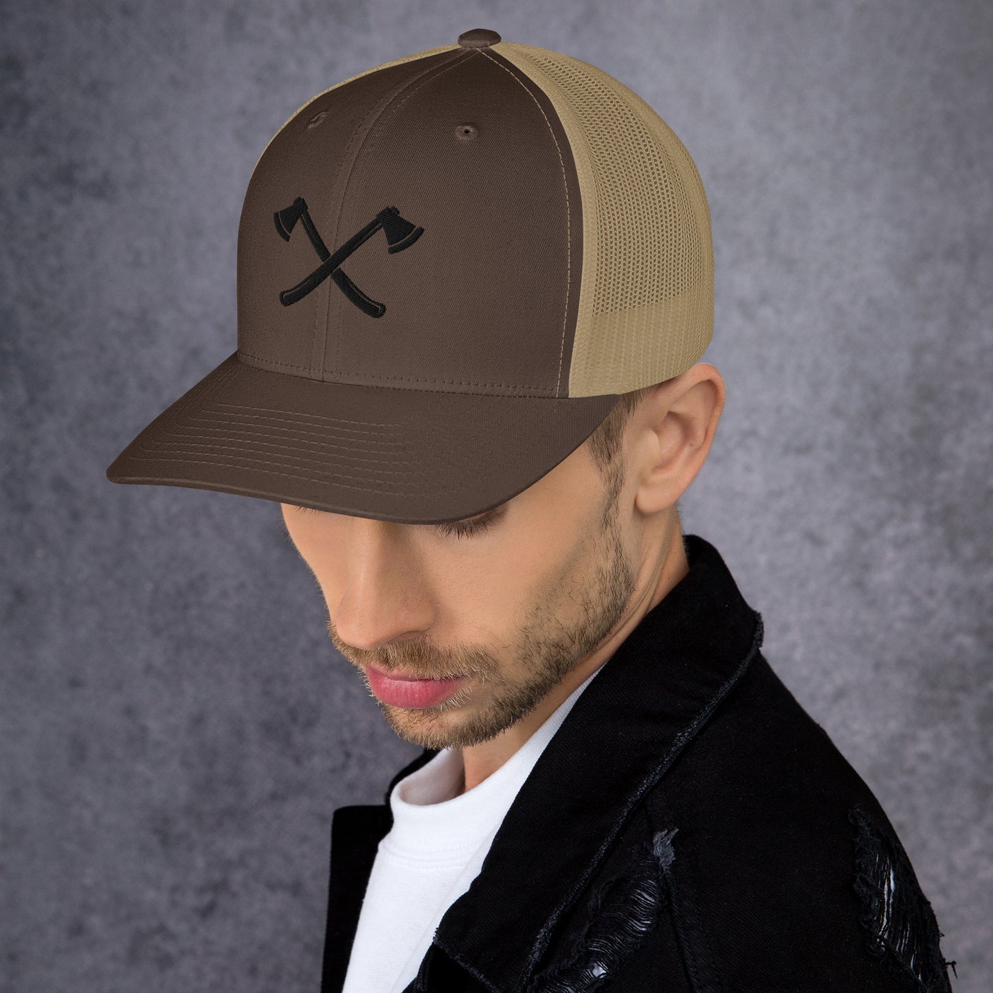 Lumberjack | Cross Axe Trucker Cap