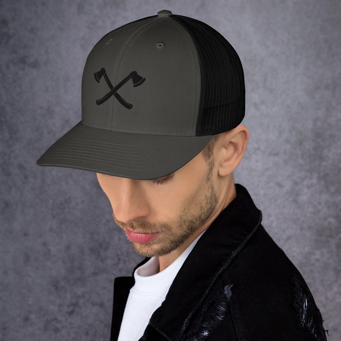 Lumberjack | Cross Axe Trucker Cap