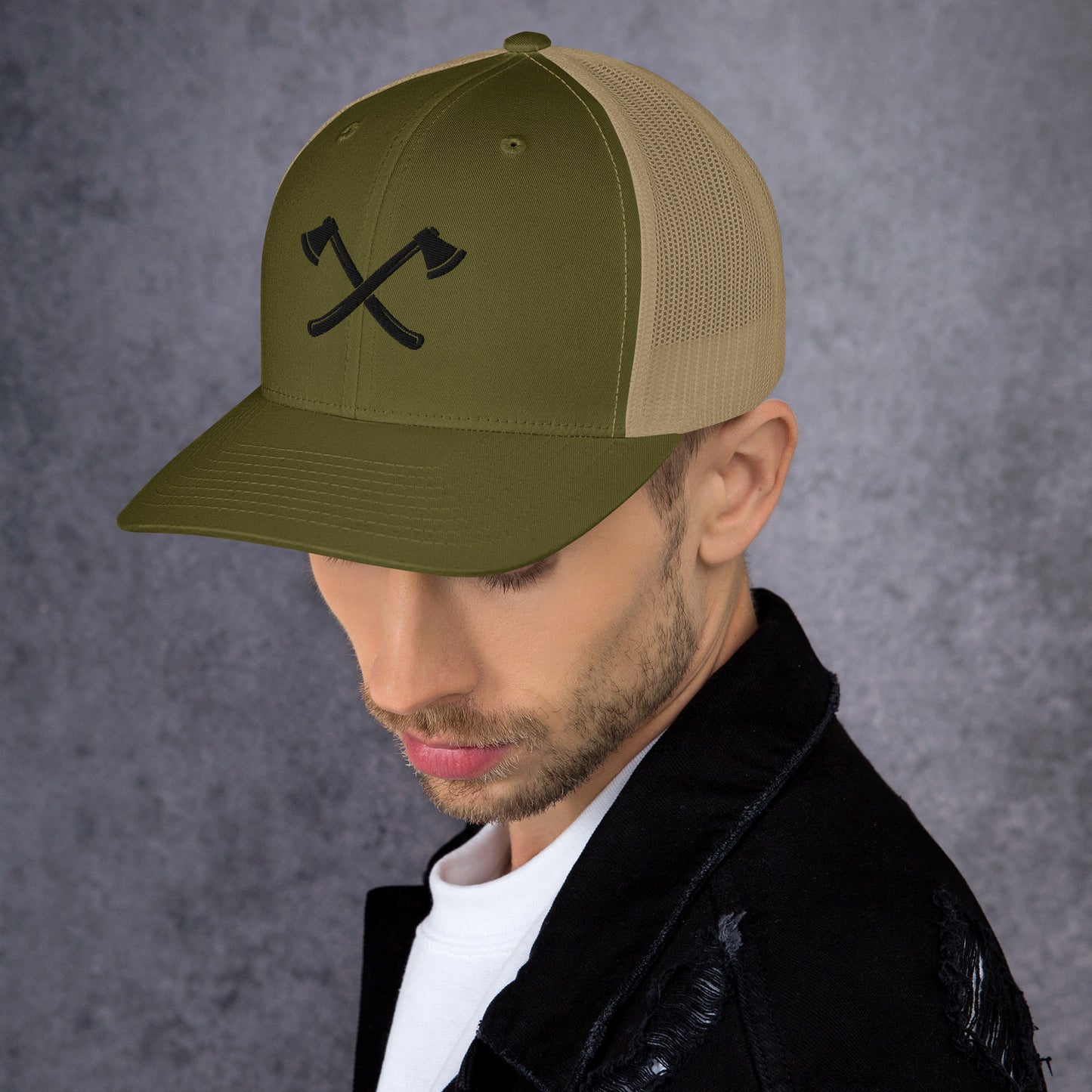 Lumberjack | Cross Axe Trucker Cap