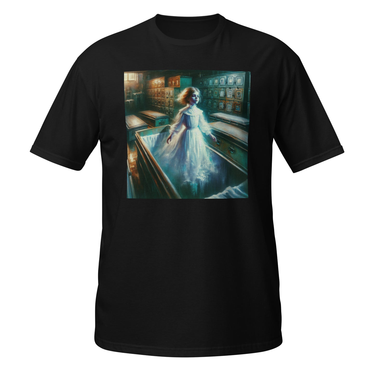 Young Ghost Girl Floating In The Morgue | Goth Short-Sleeve Unisex T-Shirt