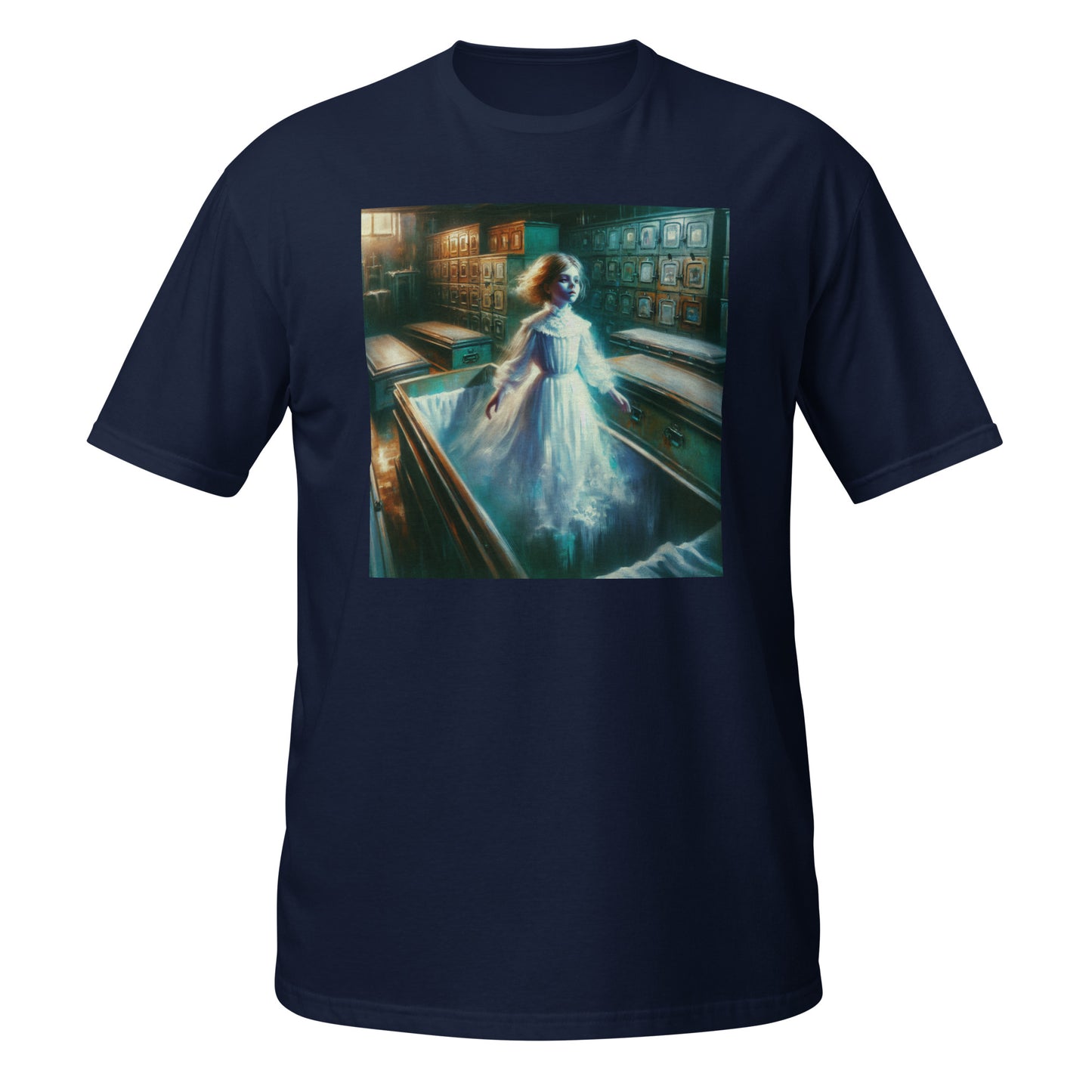 Young Ghost Girl Floating In The Morgue | Goth Short-Sleeve Unisex T-Shirt