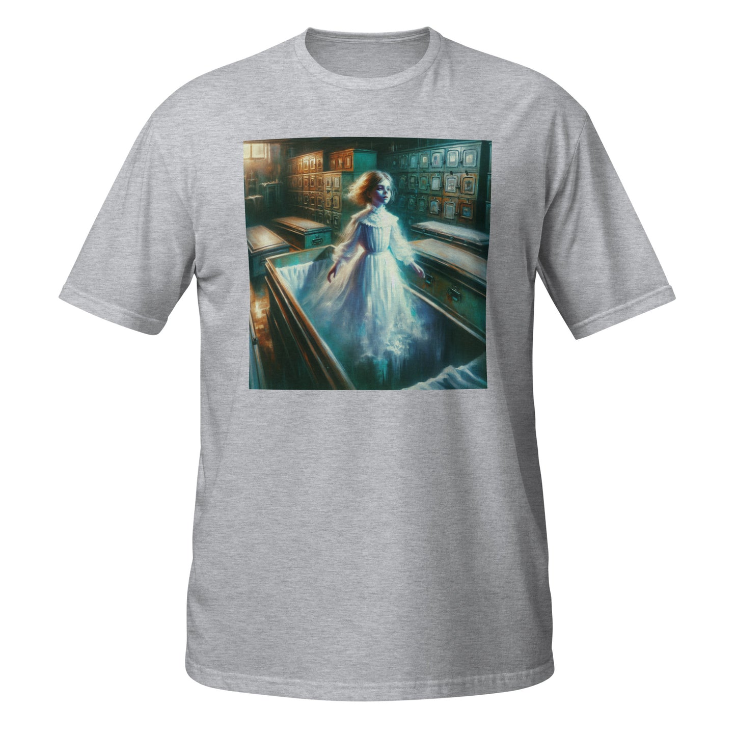 Young Ghost Girl Floating In The Morgue | Goth Short-Sleeve Unisex T-Shirt