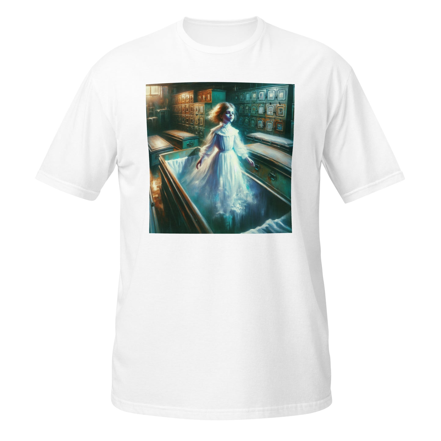 Young Ghost Girl Floating In The Morgue | Goth Short-Sleeve Unisex T-Shirt