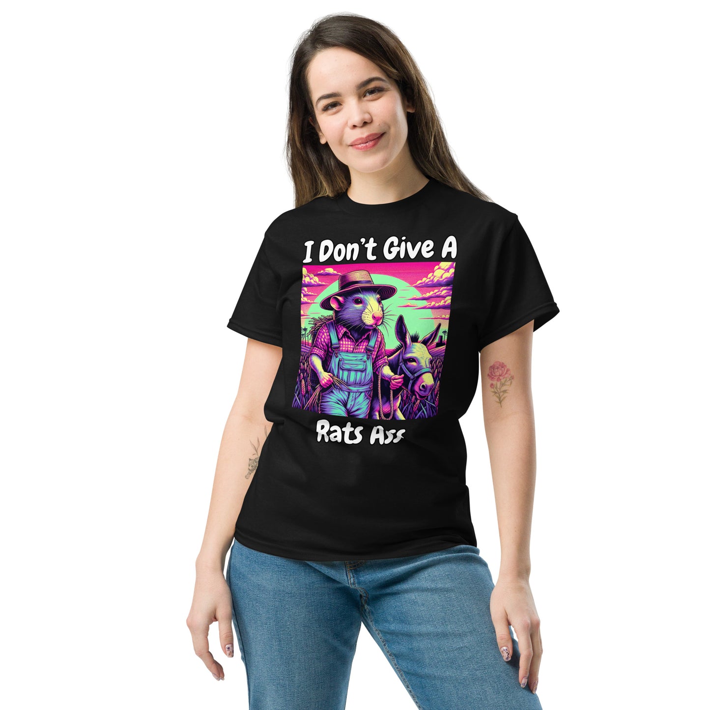 I Don't Give A Rats Ass | Funny Unisex classic tee