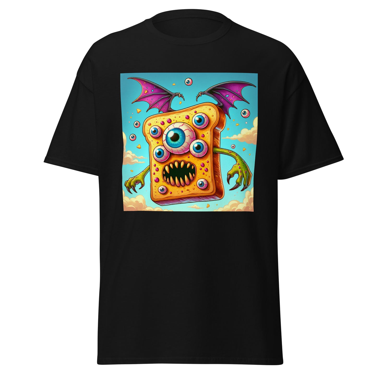 Flying Butter Toast Monster | Weird Unisex classic tee