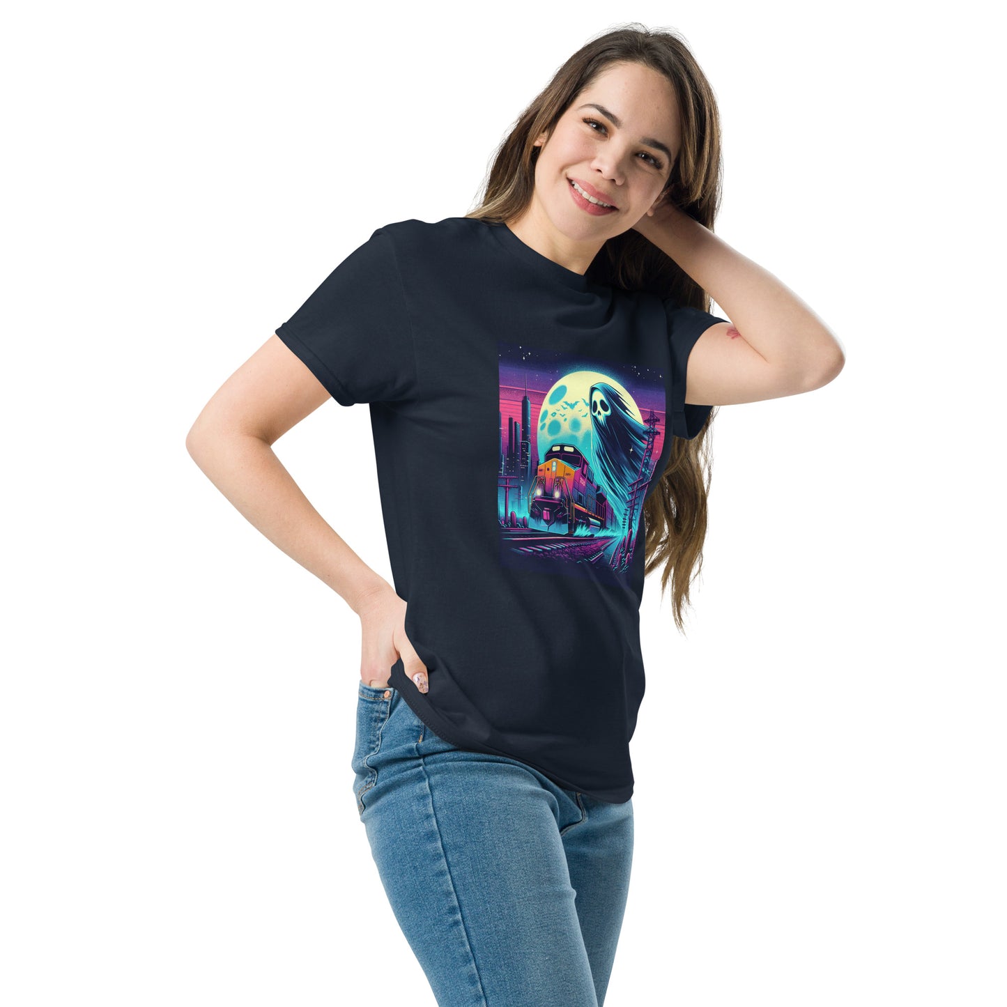 Ghost Train In The City | Goth Unisex classic tee