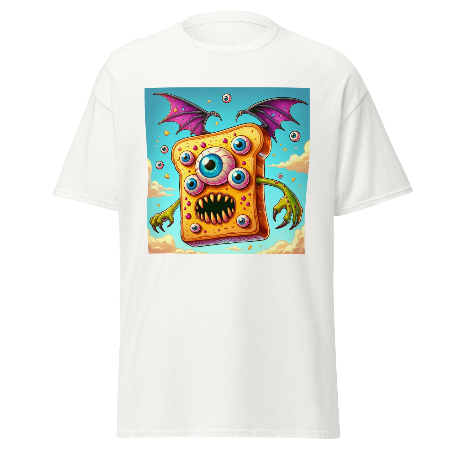 Flying Butter Toast Monster | Weird Unisex classic tee