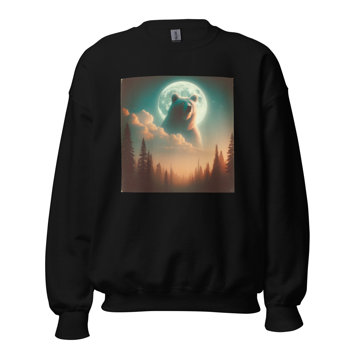 Ghost Bear In The Sky | Unisex Sweatshirt