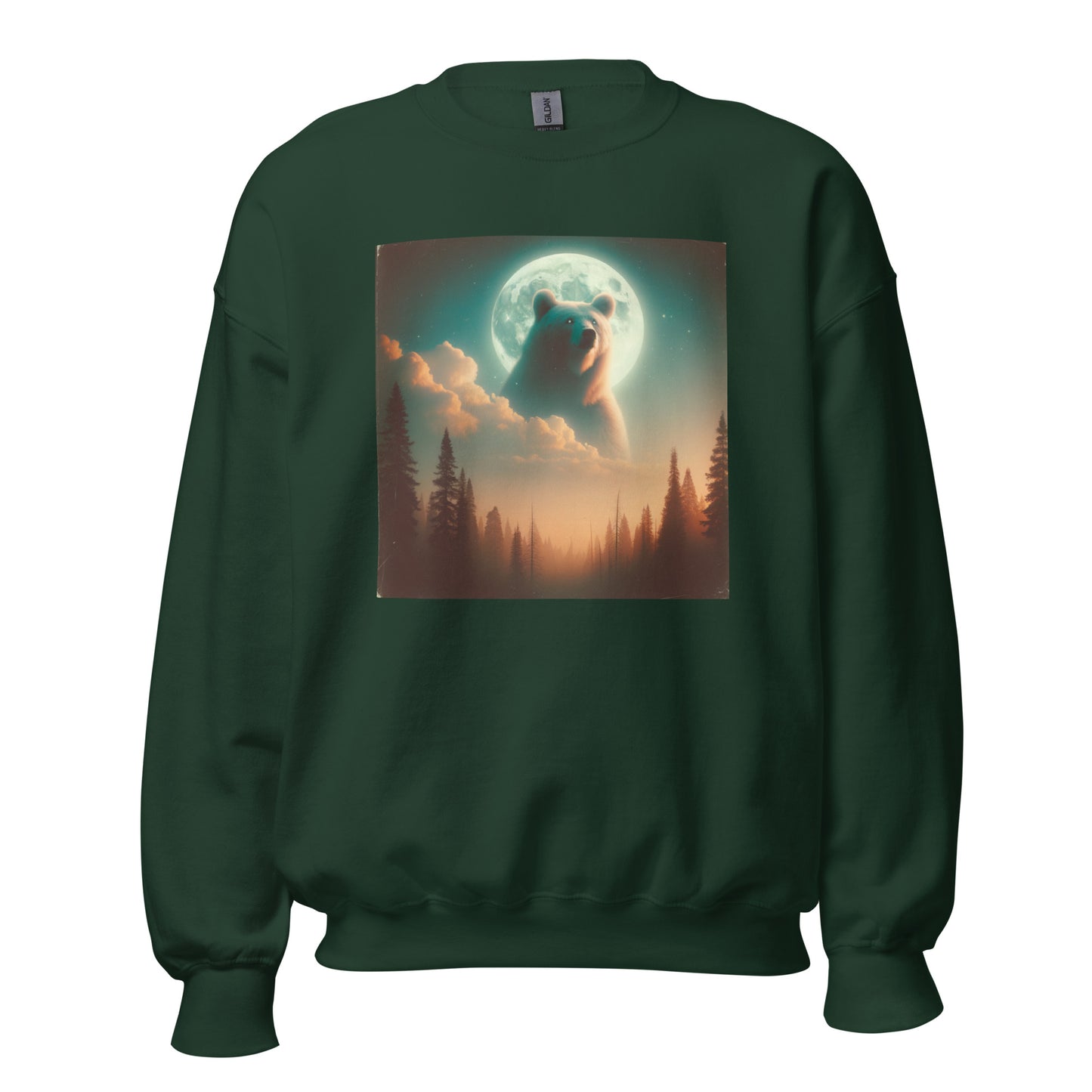 Ghost Bear In The Sky | Unisex Sweatshirt