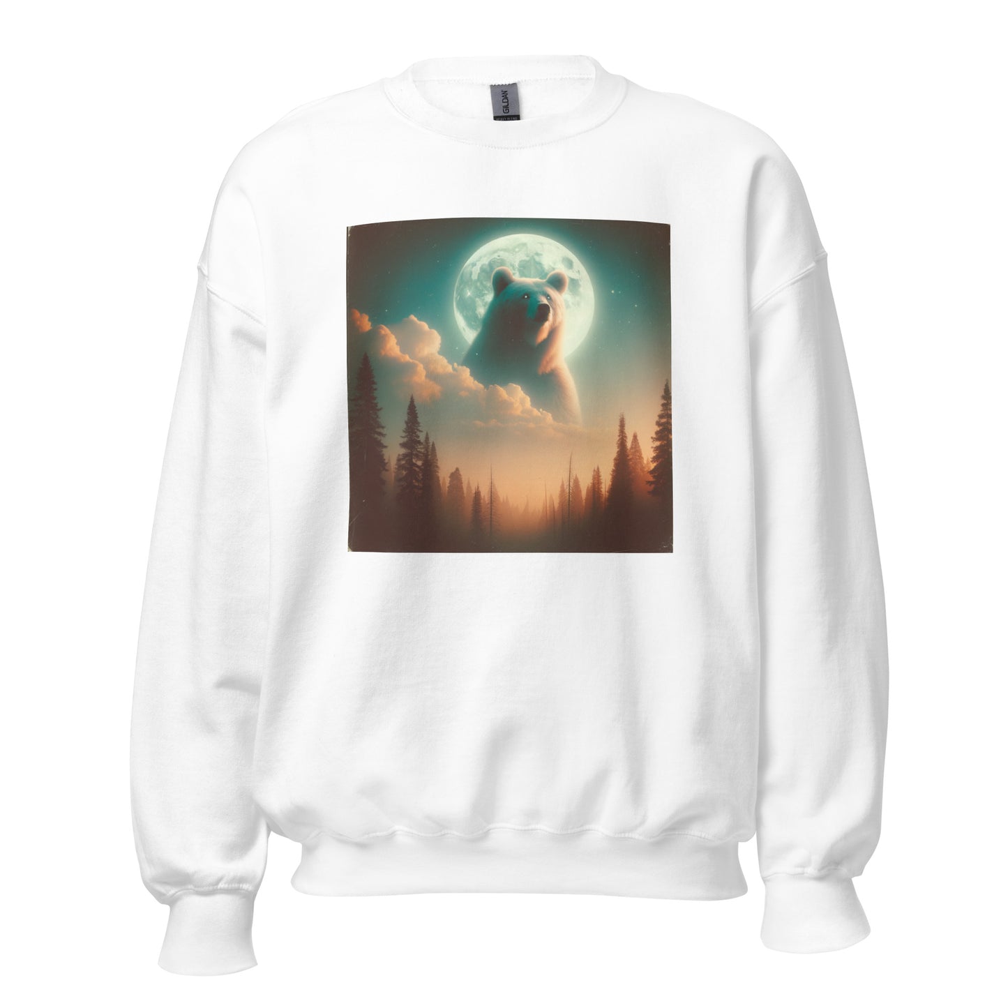 Ghost Bear In The Sky | Unisex Sweatshirt