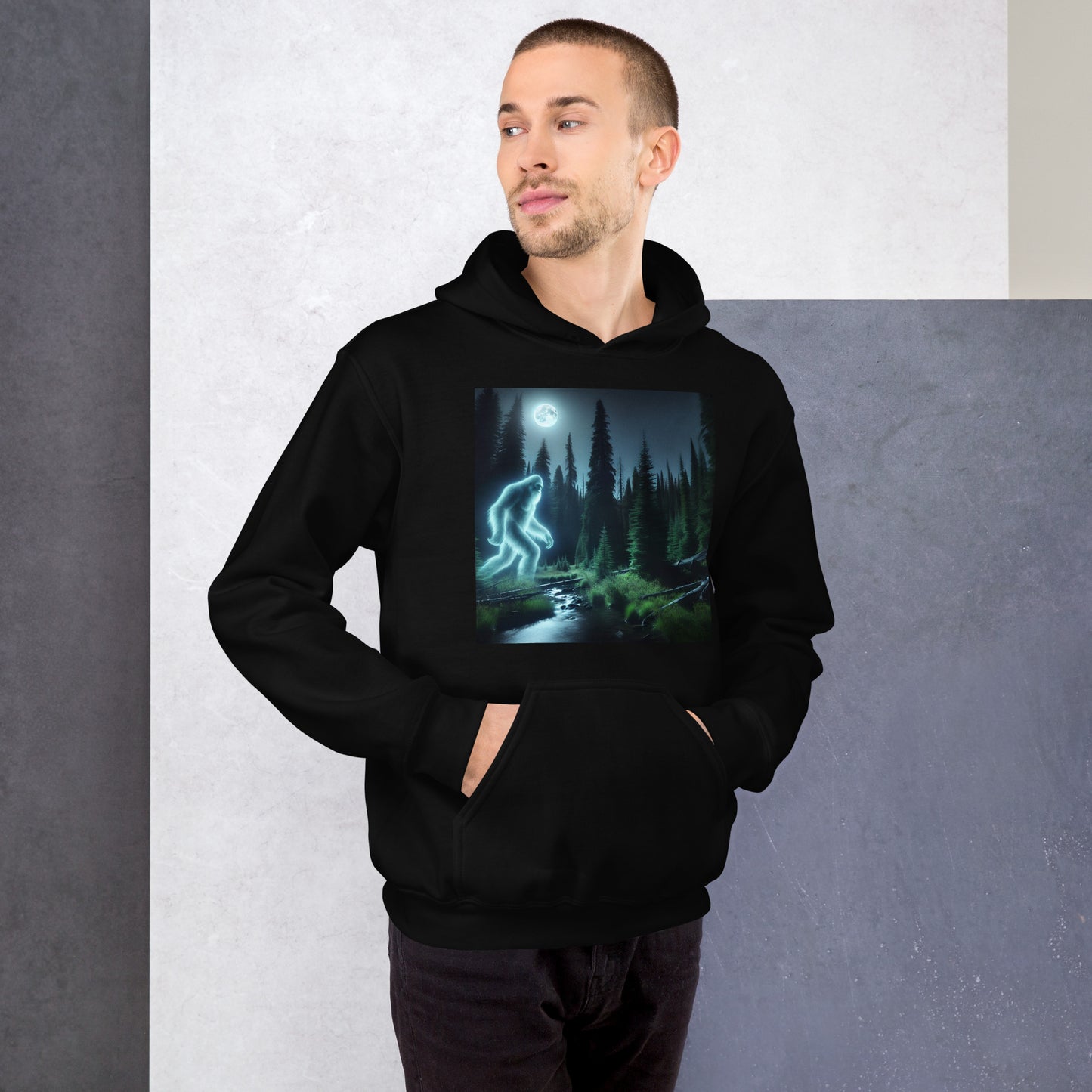 Ghost of Sasquatch | Goth Great Outdoors Unisex Hoodie