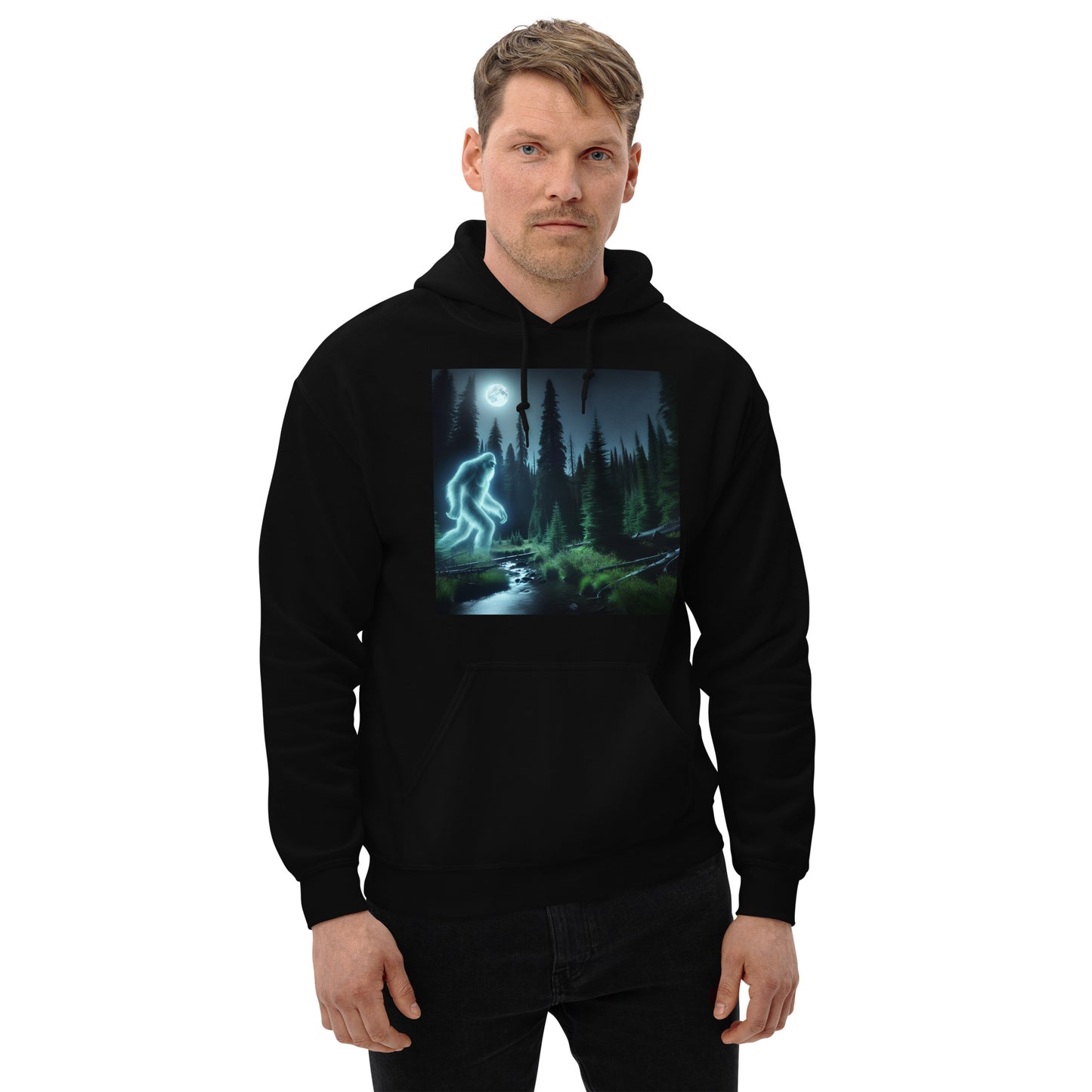 Ghost of Sasquatch | Goth Great Outdoors Unisex Hoodie