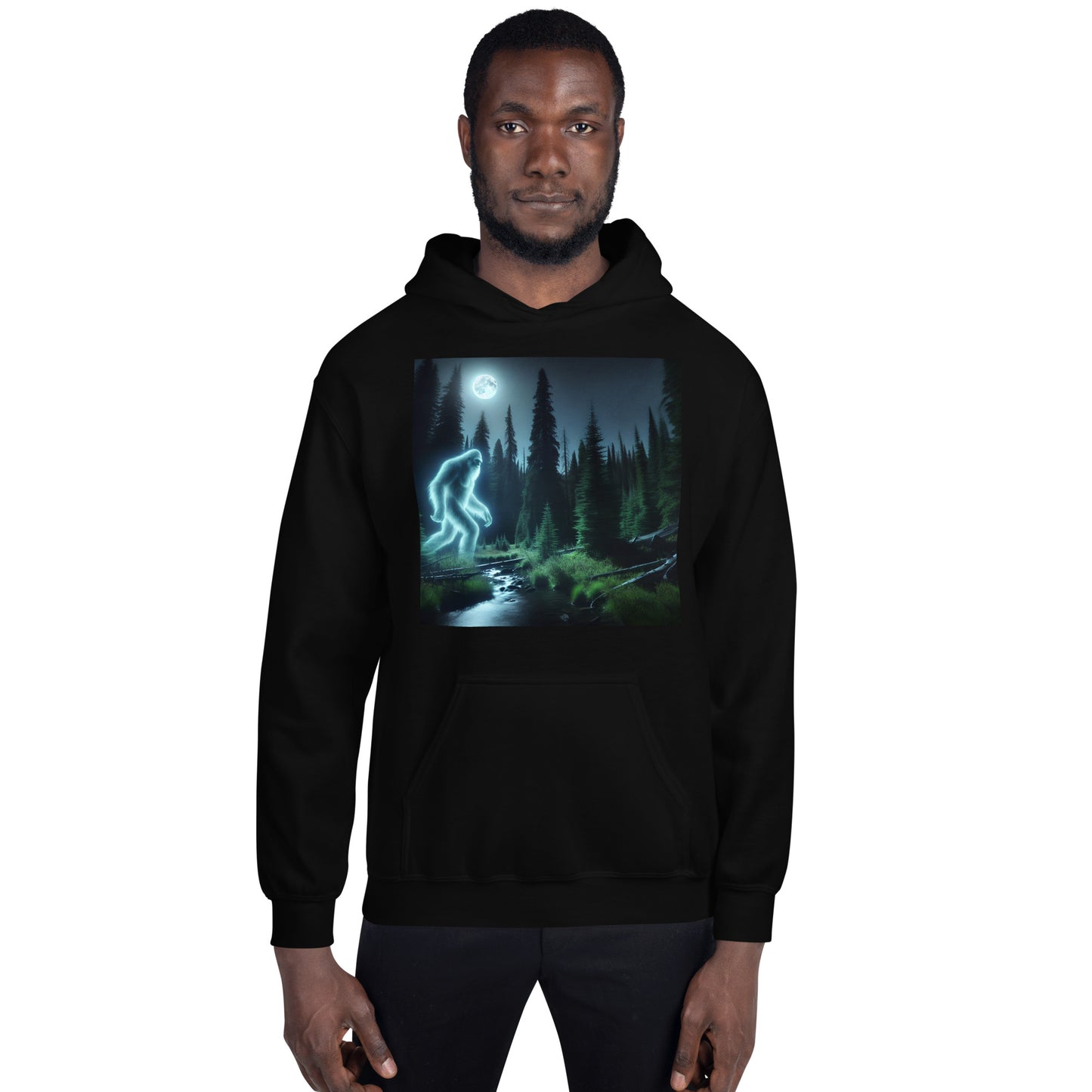 Ghost of Sasquatch | Goth Great Outdoors Unisex Hoodie