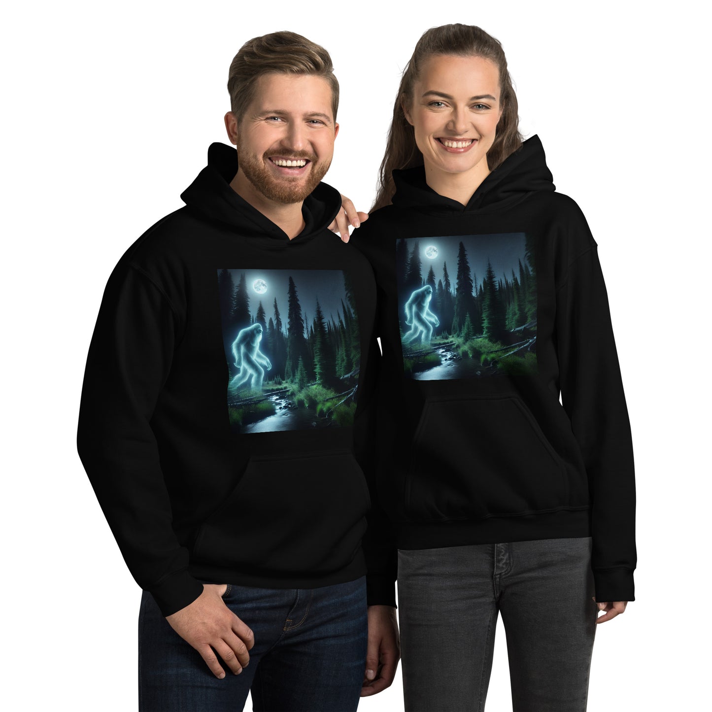 Ghost of Sasquatch | Goth Great Outdoors Unisex Hoodie