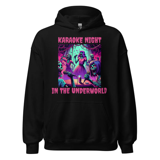 Karaoke Night In The Underworld | Goth Zombie Unisex Hoodie