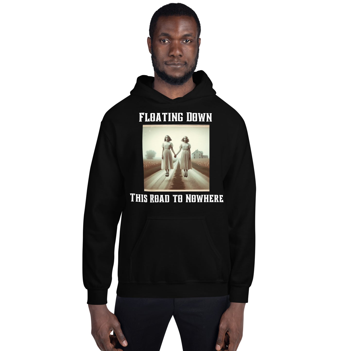 Floating Down This Road To Nowhere | Two Ghost Girls Unisex Hoodie