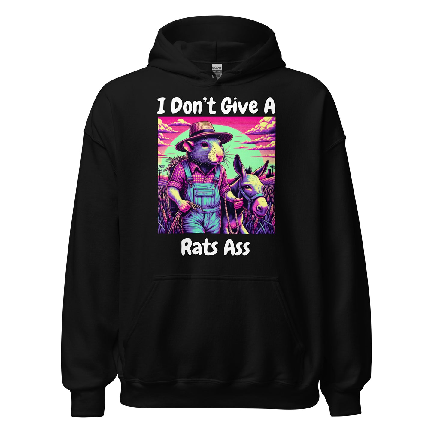 I Don't Give A Rats Ass | Funny Unisex Hoodie