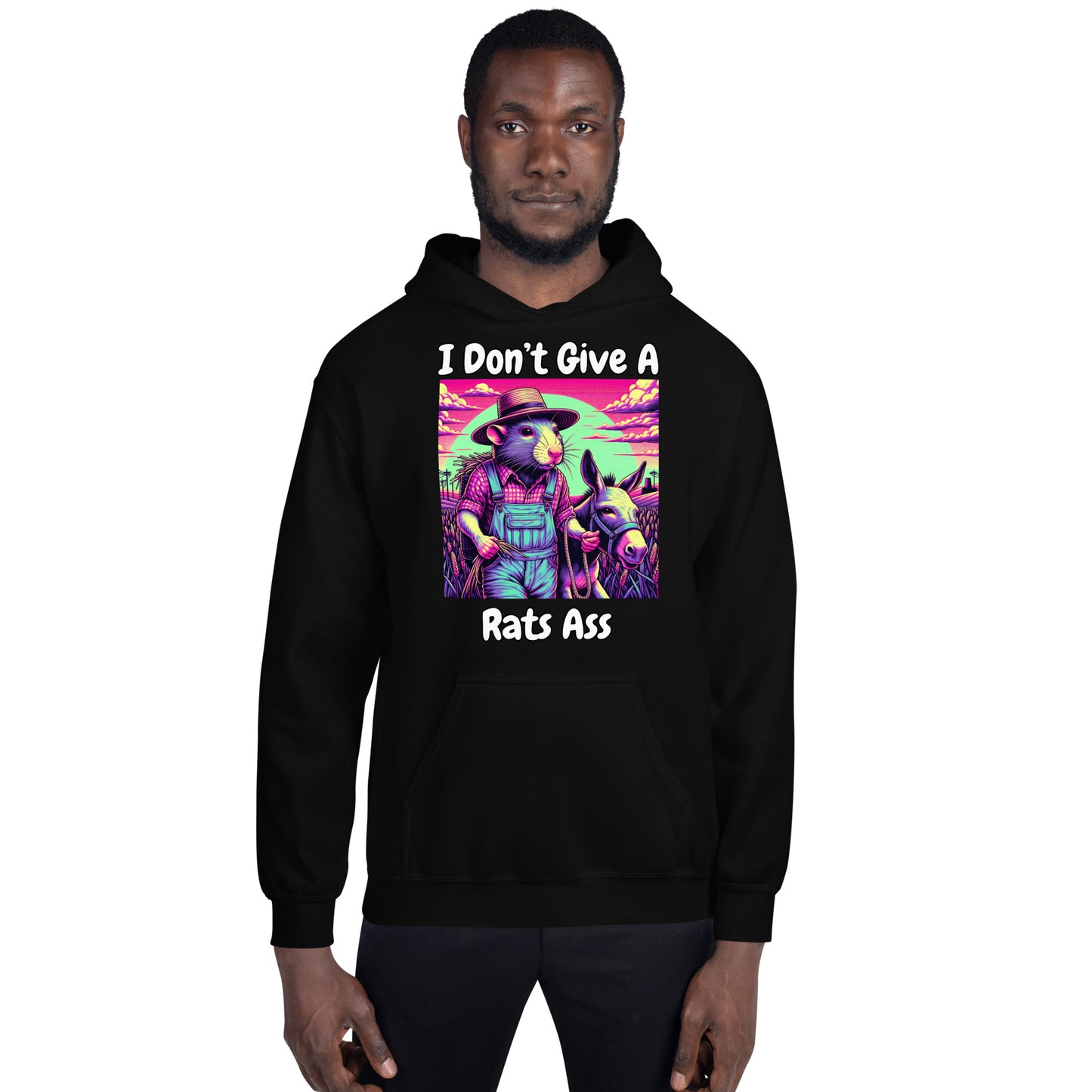 I Don't Give A Rats Ass | Funny Unisex Hoodie