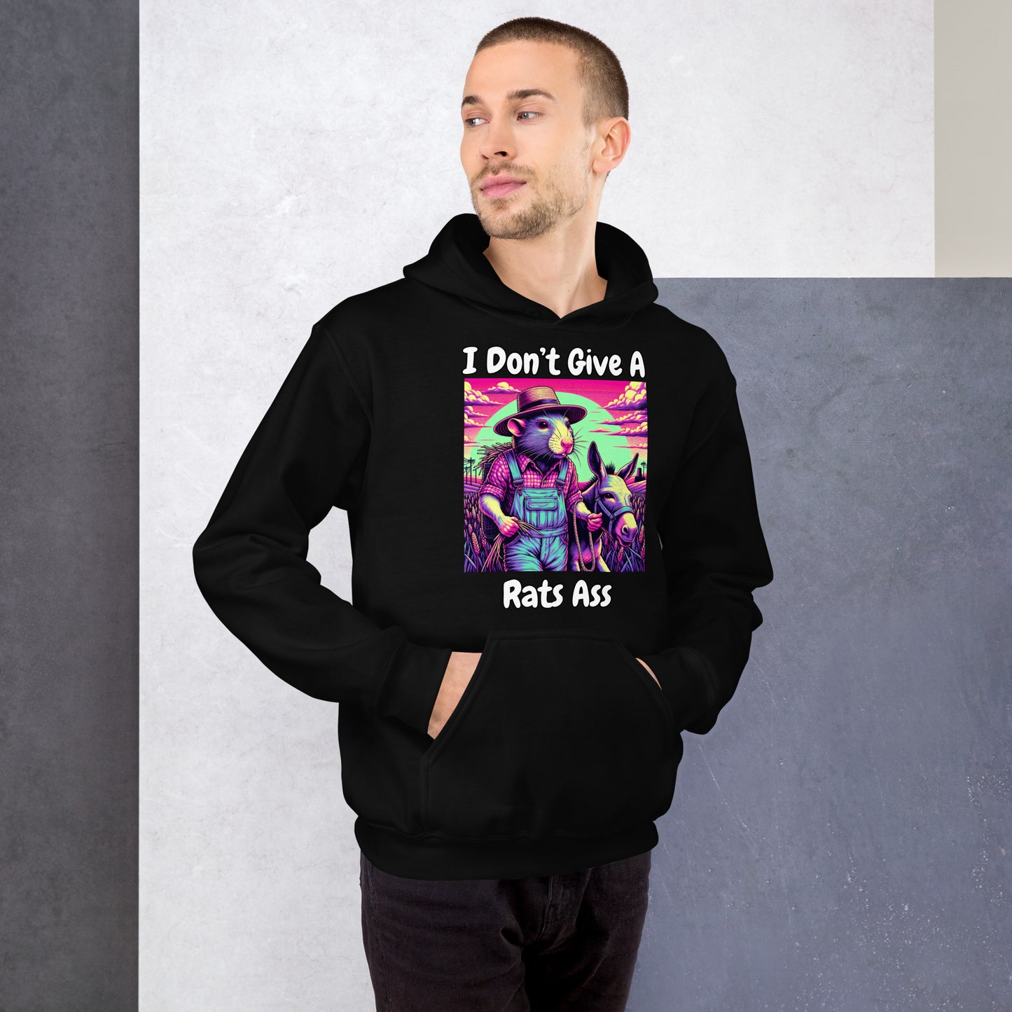 I Don't Give A Rats Ass | Funny Unisex Hoodie