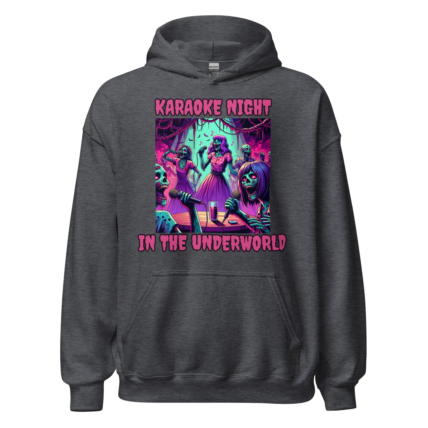 Karaoke Night In The Underworld | Goth Zombie Unisex Hoodie