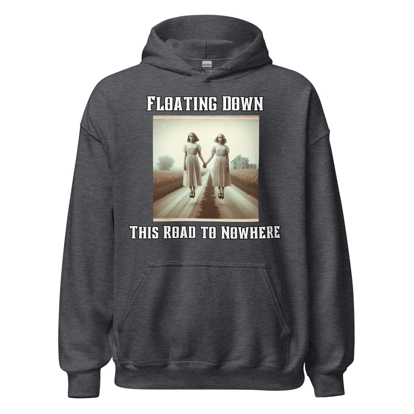 Floating Down This Road To Nowhere | Two Ghost Girls Unisex Hoodie