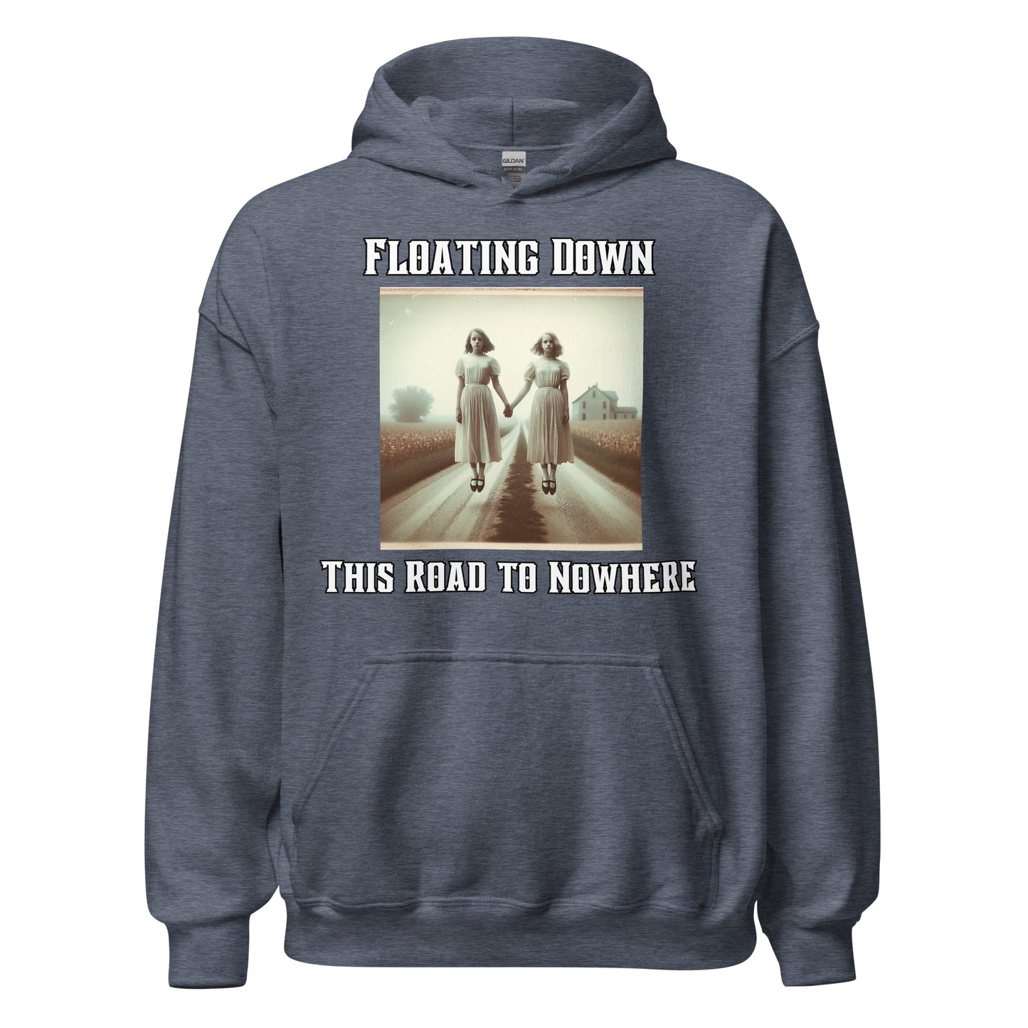 Floating Down This Road To Nowhere | Two Ghost Girls Unisex Hoodie