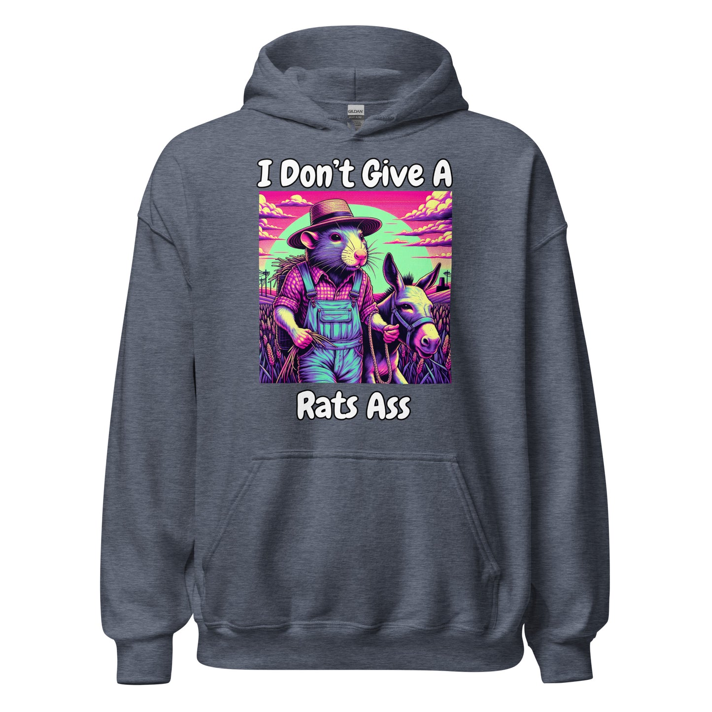 I Don't Give A Rats Ass | Funny Unisex Hoodie