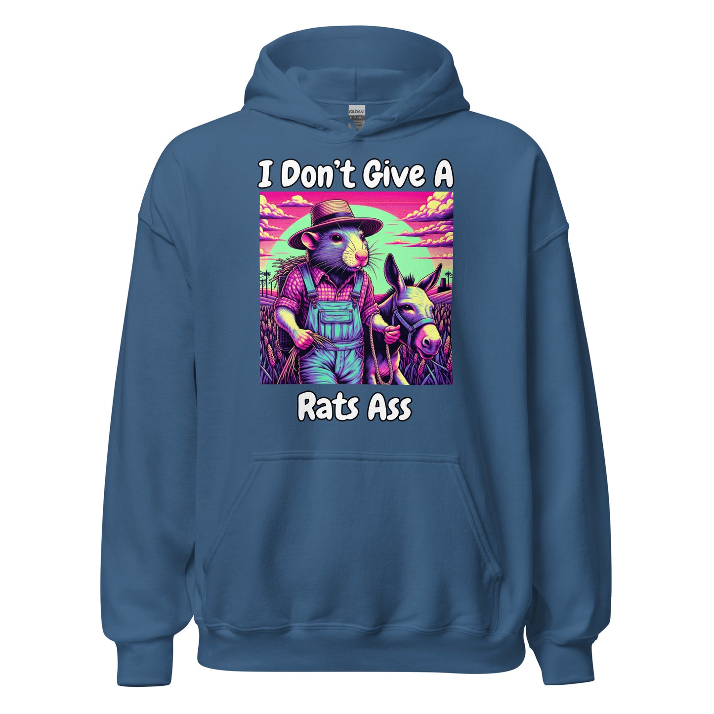 I Don't Give A Rats Ass | Funny Unisex Hoodie