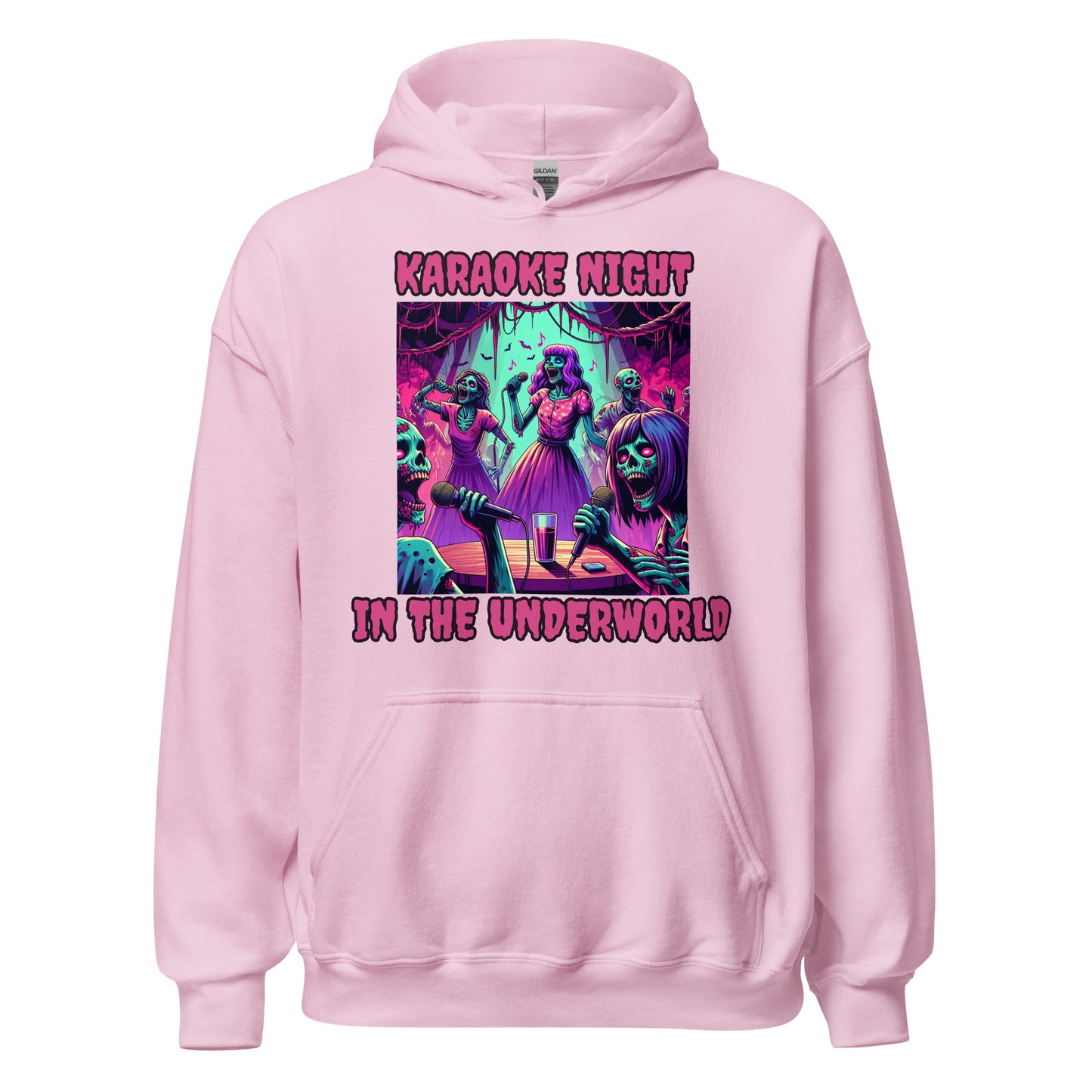 Karaoke Night In The Underworld | Goth Zombie Unisex Hoodie