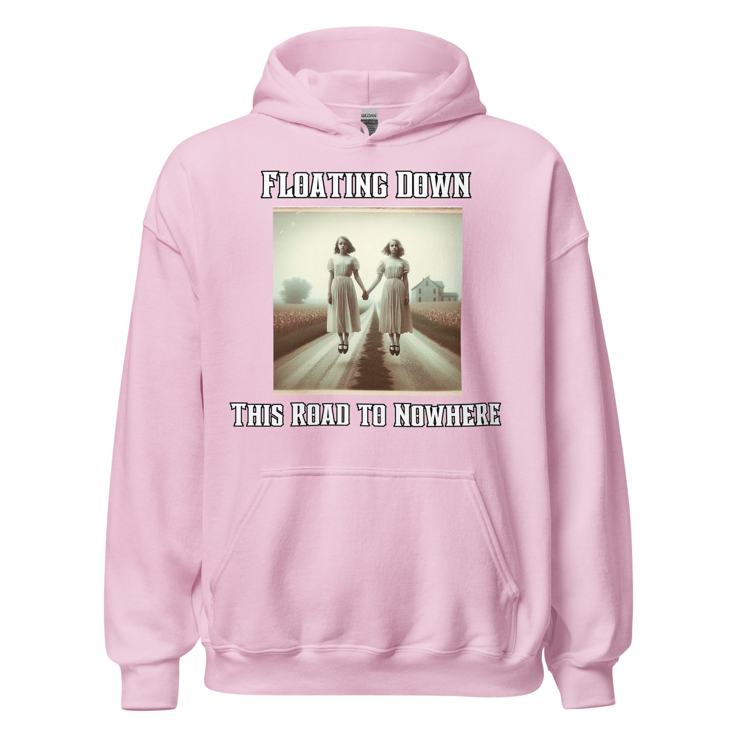 Floating Down This Road To Nowhere | Two Ghost Girls Unisex Hoodie