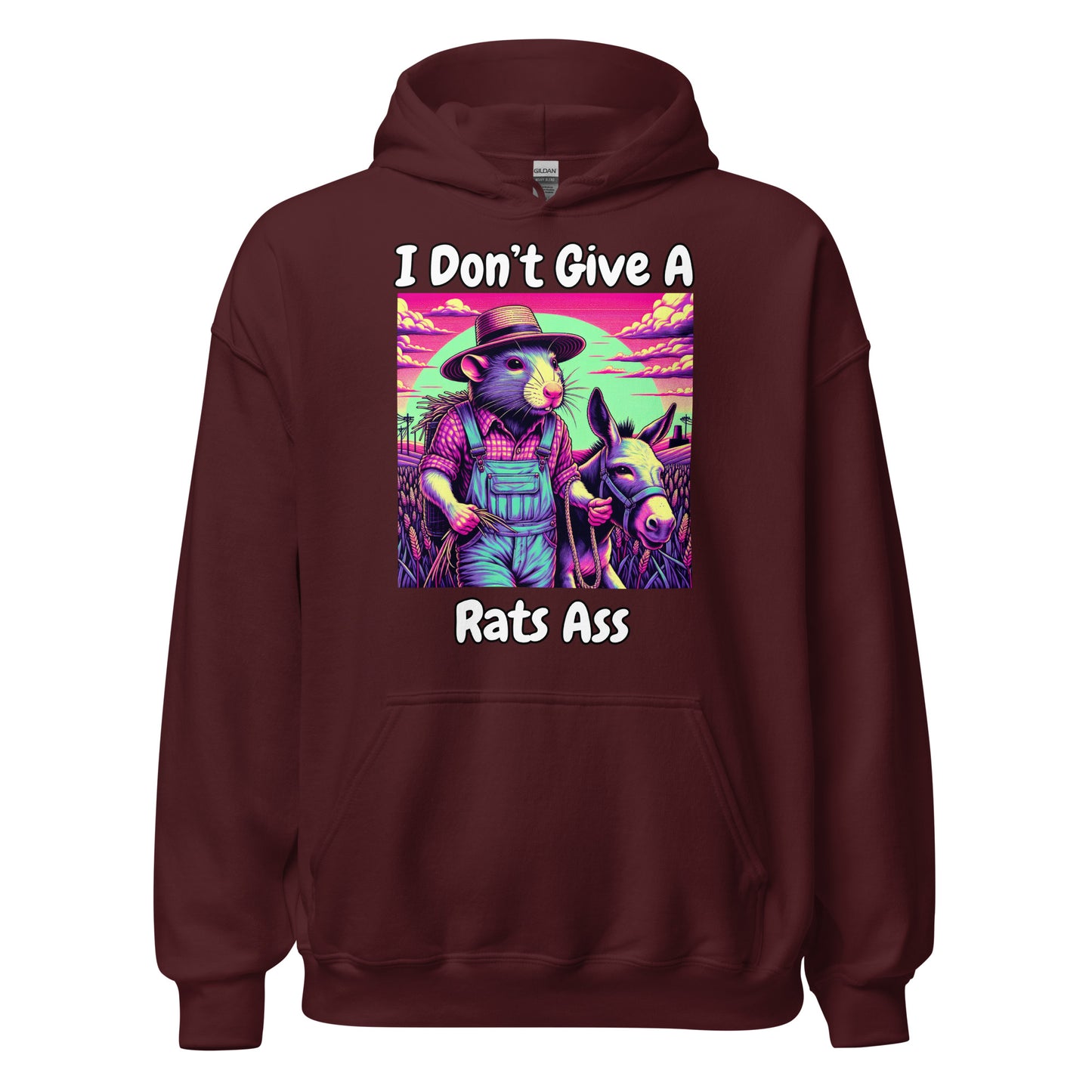 I Don't Give A Rats Ass | Funny Unisex Hoodie