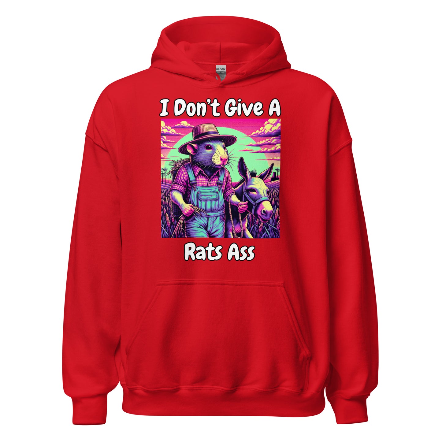 I Don't Give A Rats Ass | Funny Unisex Hoodie