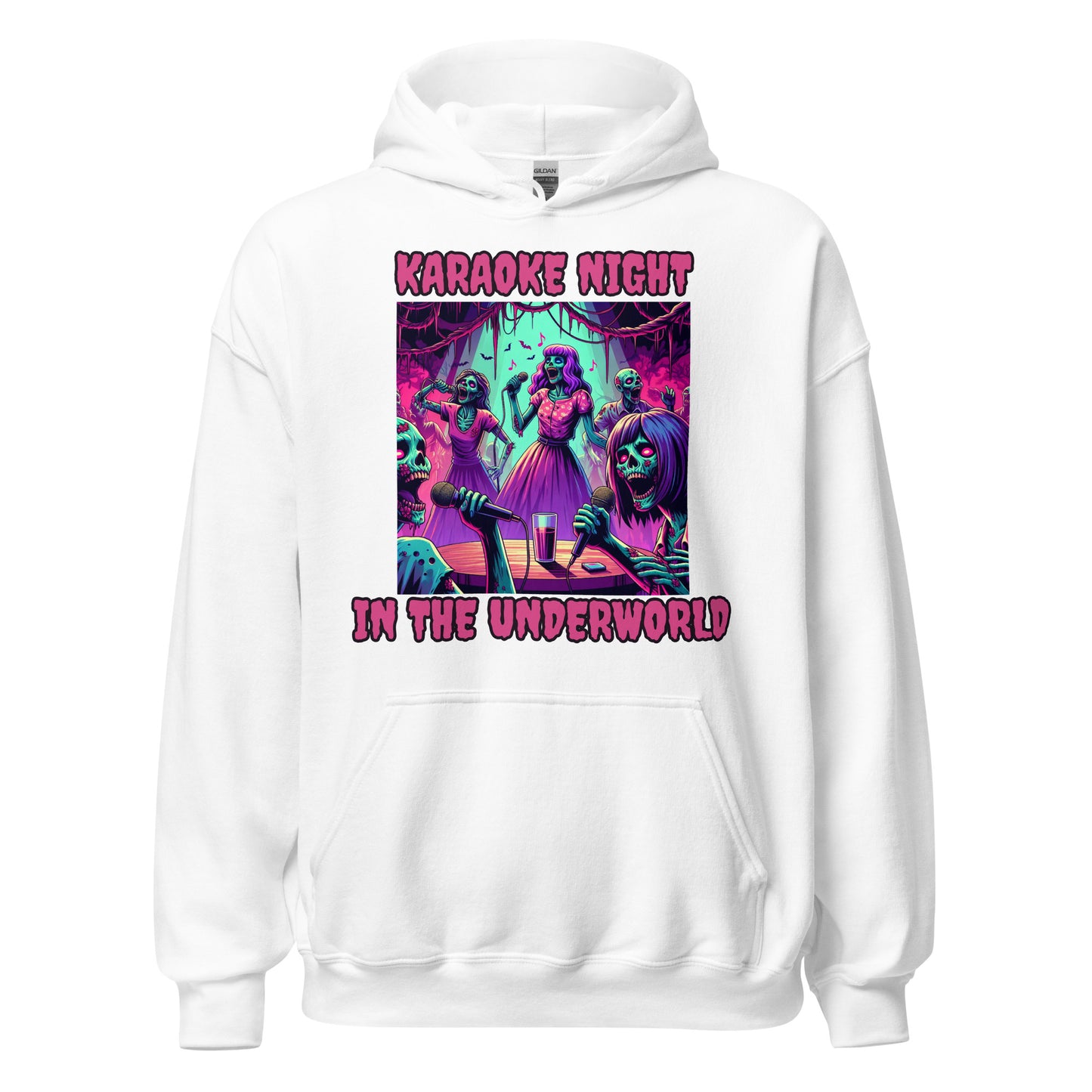 Karaoke Night In The Underworld | Goth Zombie Unisex Hoodie