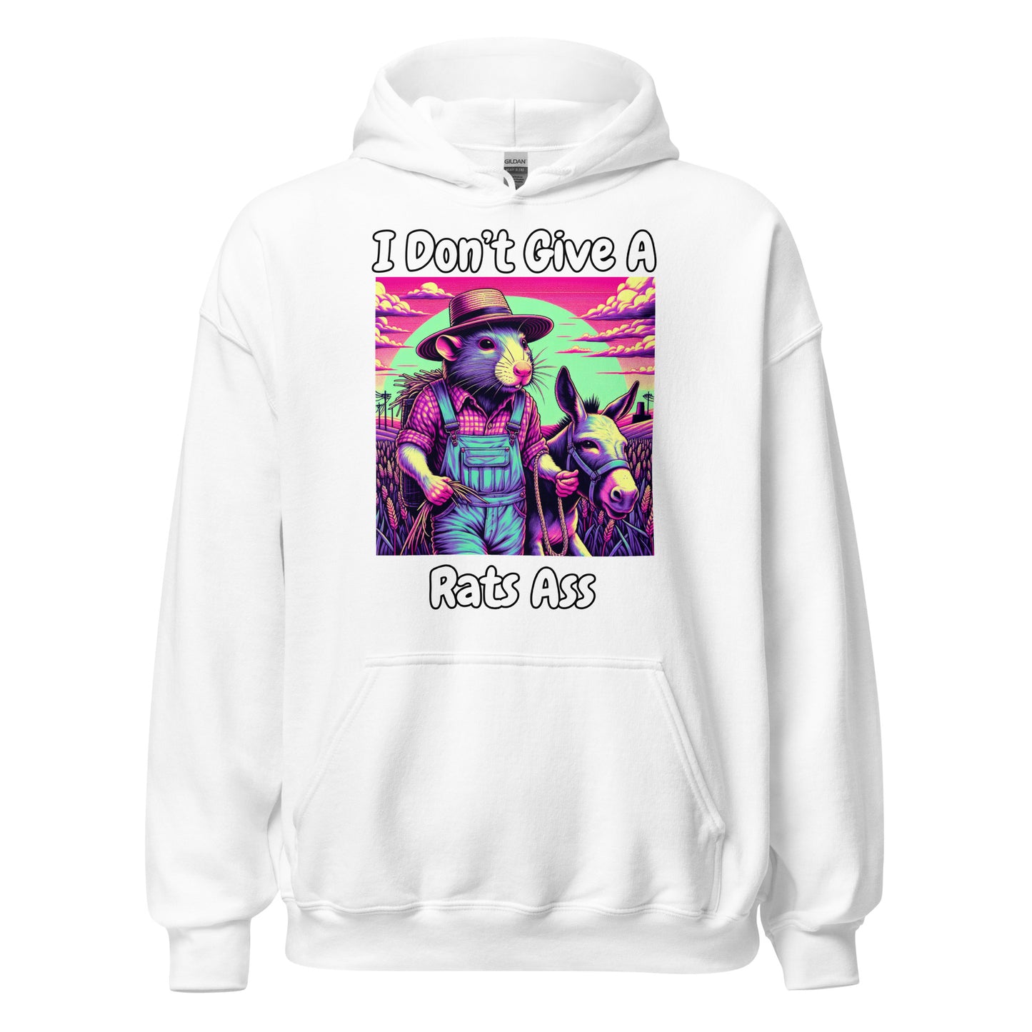 I Don't Give A Rats Ass | Funny Unisex Hoodie