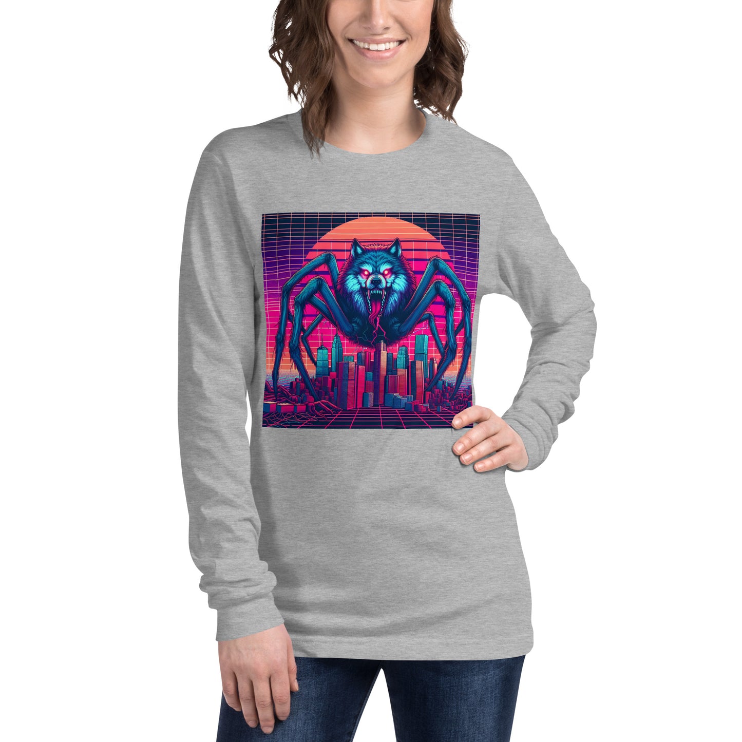 Wolf Spider | Weird Unisex Long Sleeve Tee