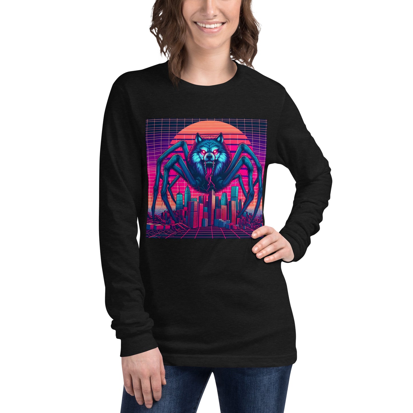 Wolf Spider | Weird Unisex Long Sleeve Tee