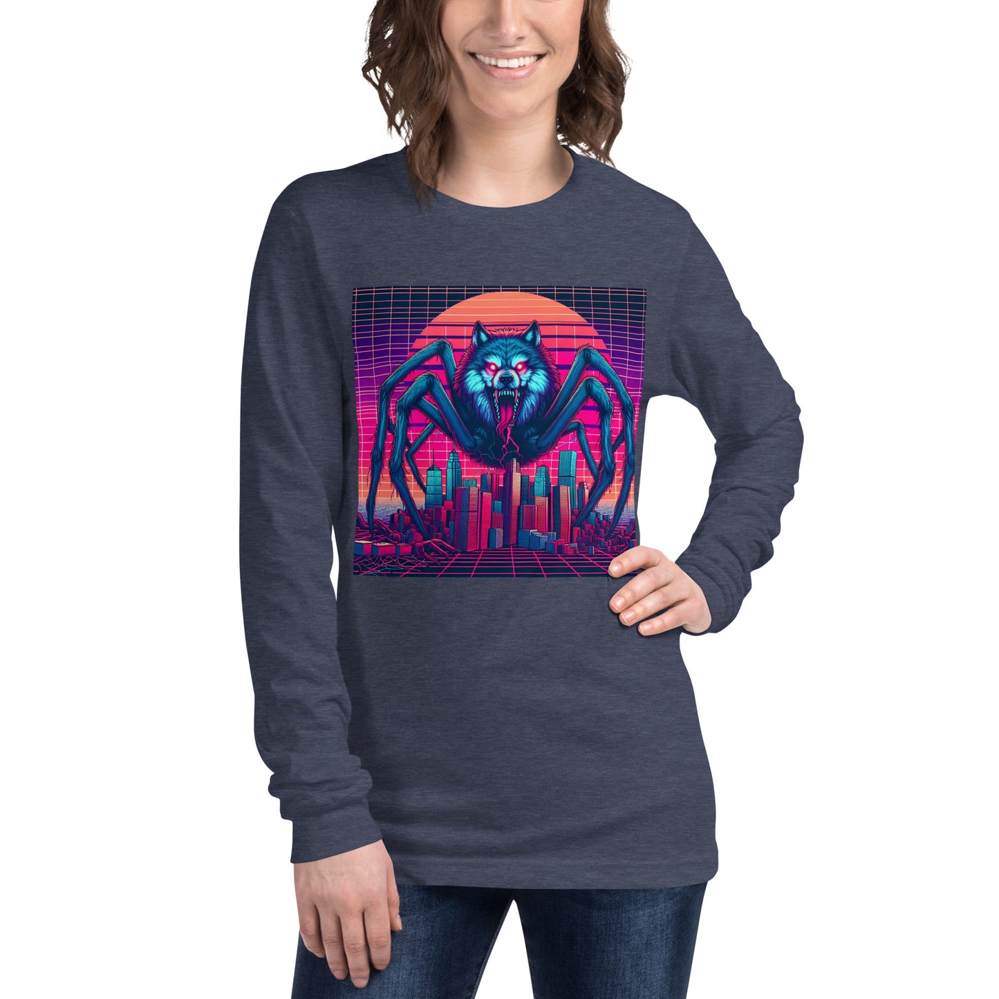 Wolf Spider | Weird Unisex Long Sleeve Tee