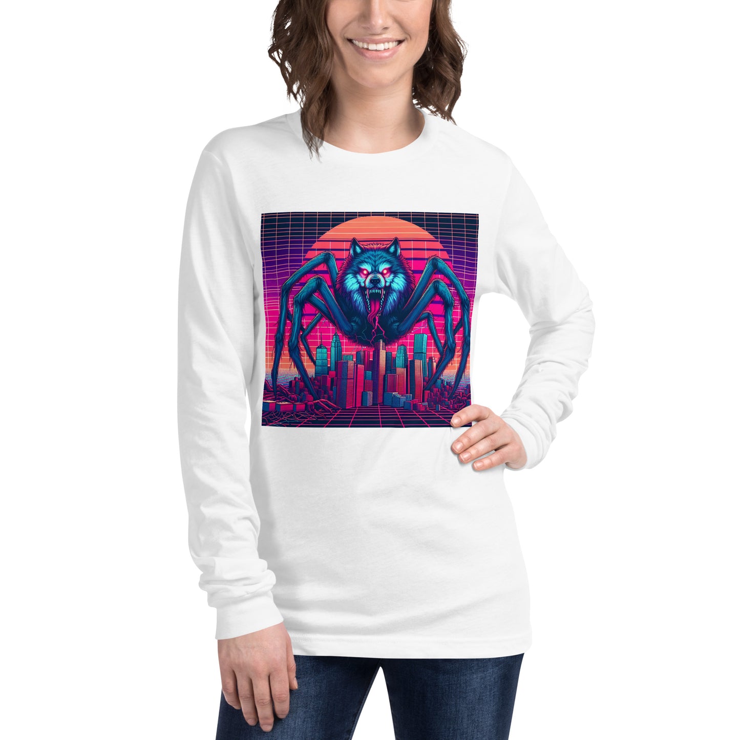 Wolf Spider | Weird Unisex Long Sleeve Tee