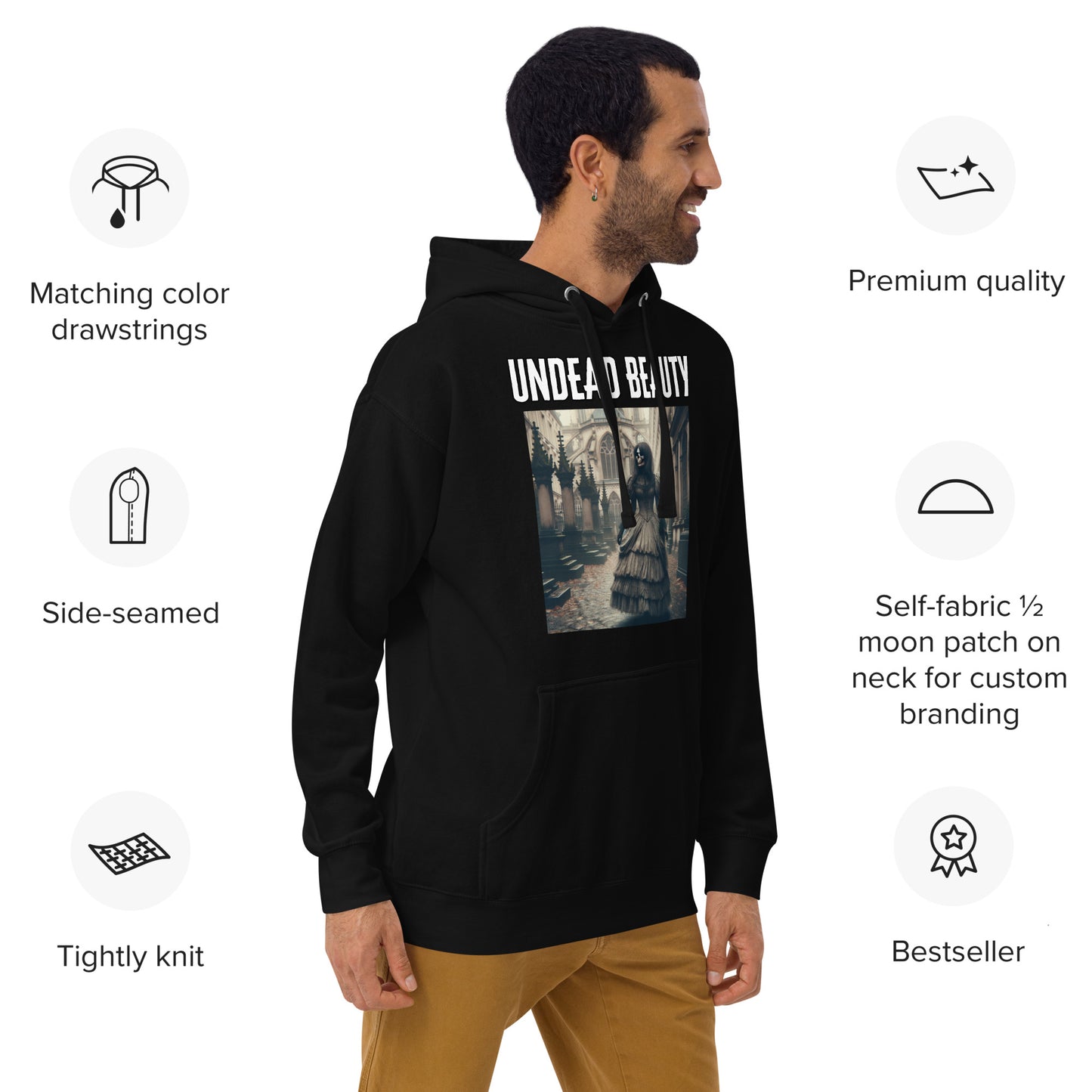 Undead Beauty | Gothic Unisex Hoodie