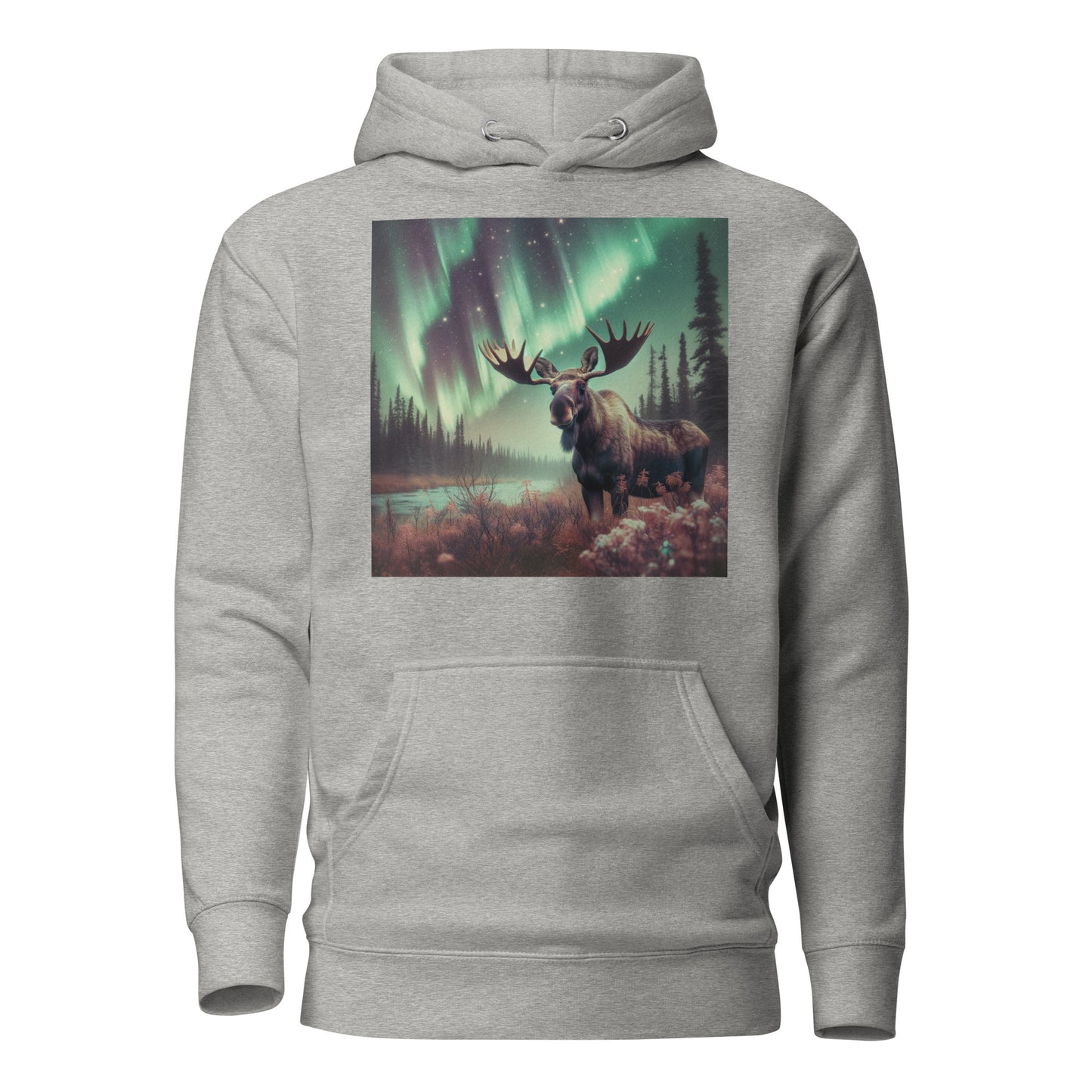 Moose and the Northern Lights Unisex Hoodie