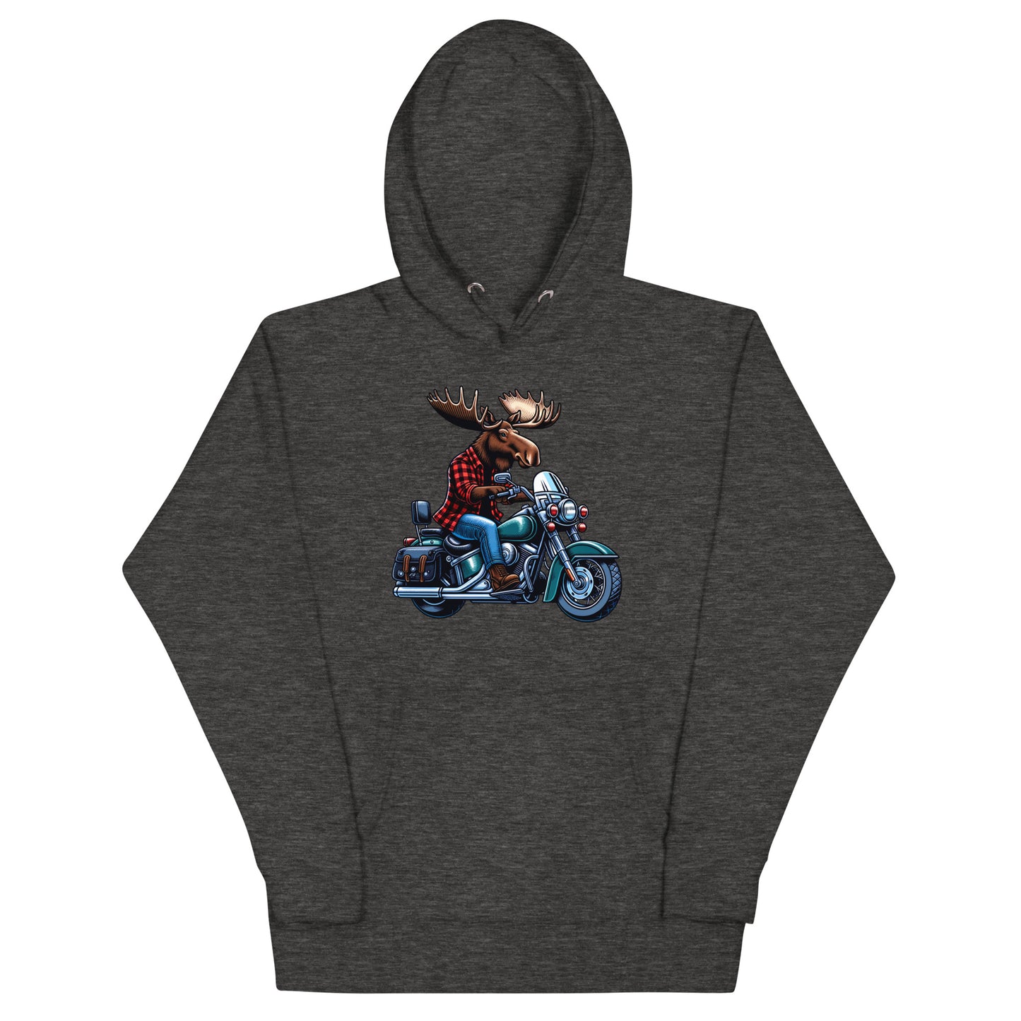 Moose on a Motorcycle | Wilderness Series Unisex Hoodie