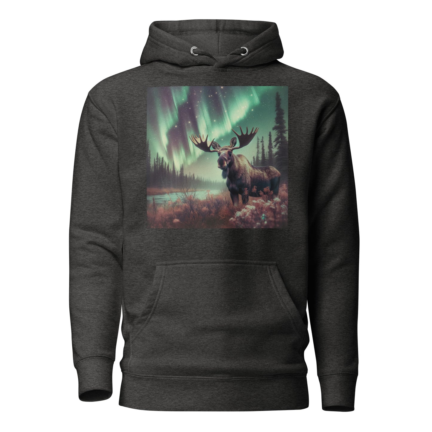 Moose and the Northern Lights Unisex Hoodie