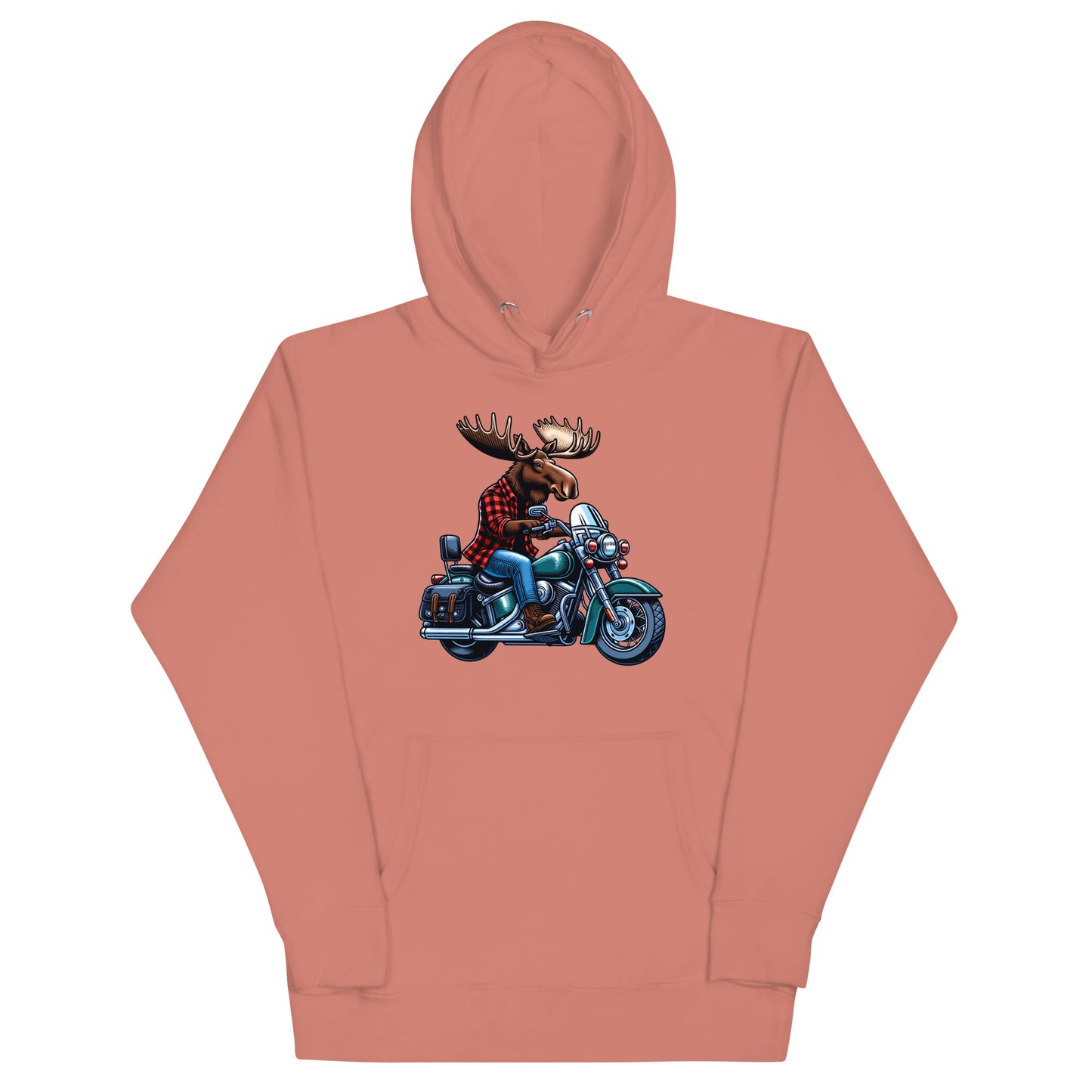 Moose on a Motorcycle | Wilderness Series Unisex Hoodie